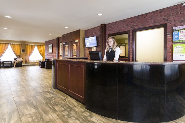 Check-in/check-out kiosk