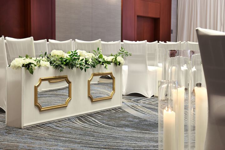 Indoor wedding