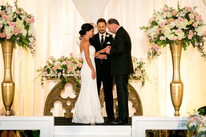 Indoor wedding