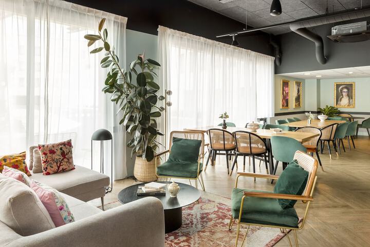 Lobby sitting area