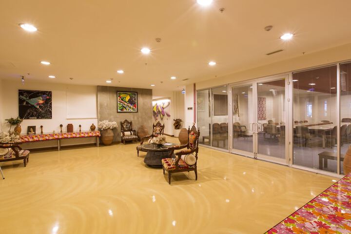 Interior entrance