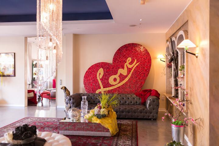 Lobby sitting area
