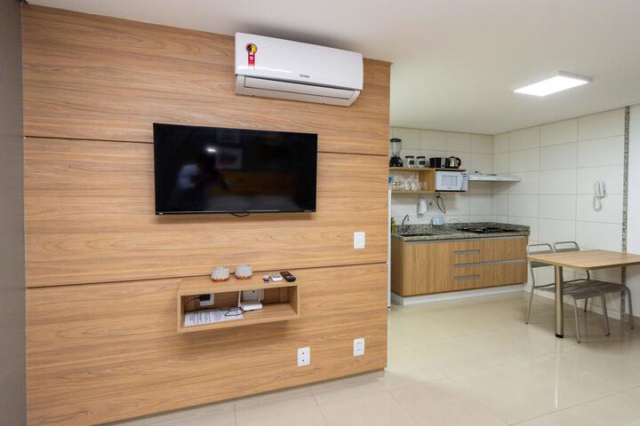 Flat no 6 andar do Edifício The Expression Setor Bueno TH608