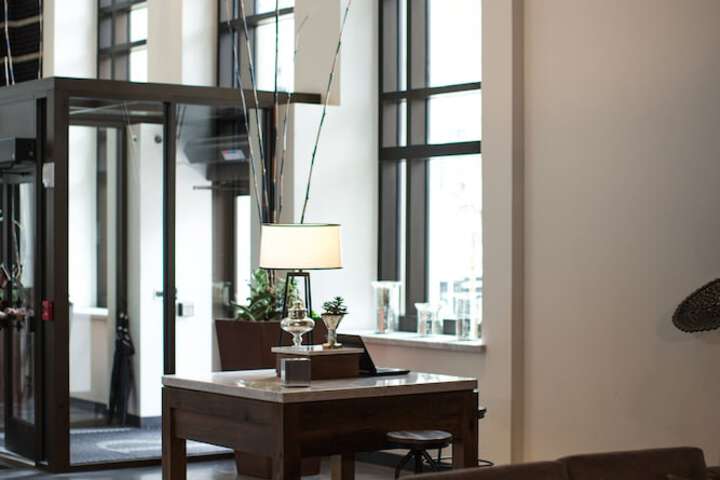 Lobby sitting area