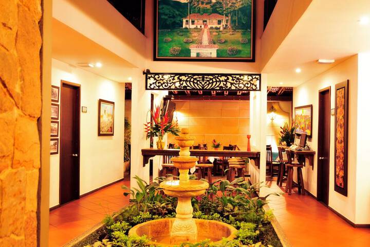 Interior entrance