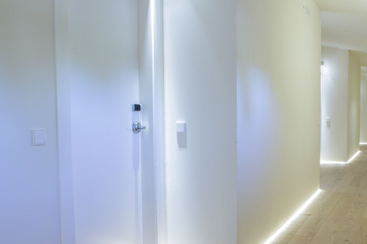 Interior entrance