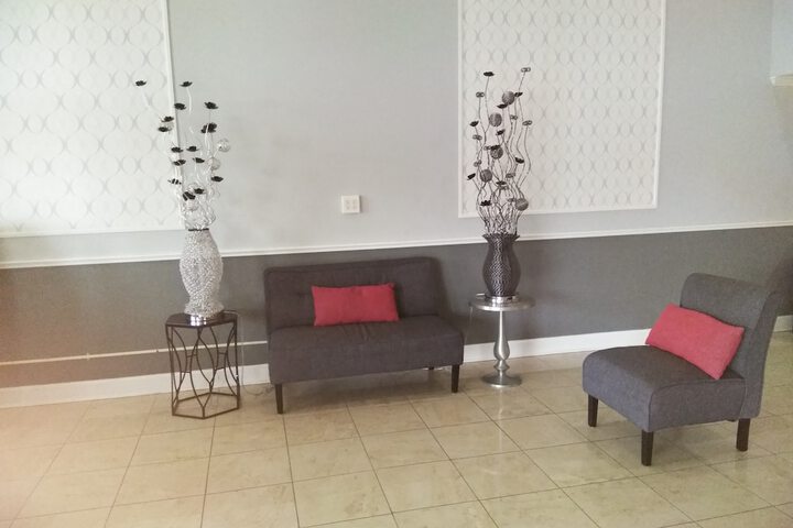 Lobby sitting area