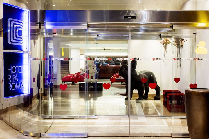 Interior entrance