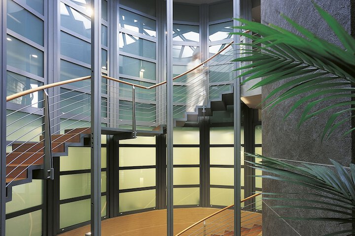 Interior entrance