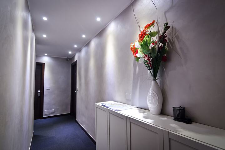 Interior entrance