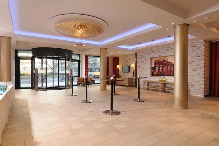 Interior entrance