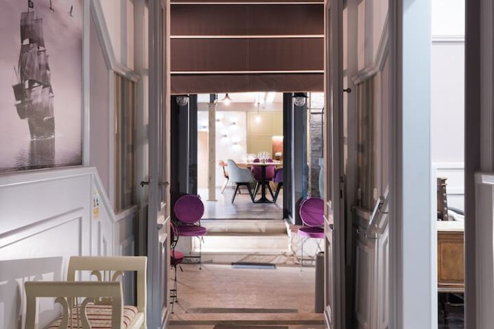 Interior entrance