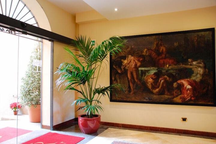 Interior entrance