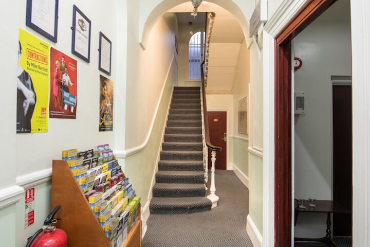 Interior entrance