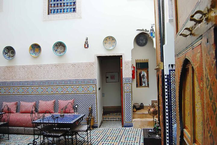 Interior entrance
