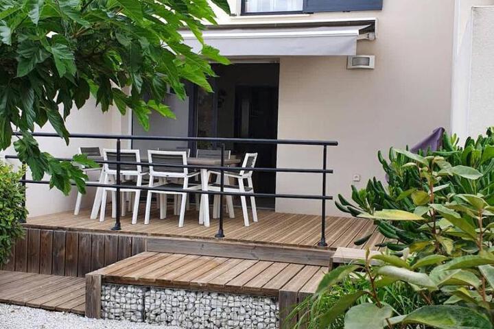A 500m de la plage pavillon confortable 6 personnes dans résidence recente