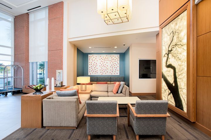 Lobby sitting area