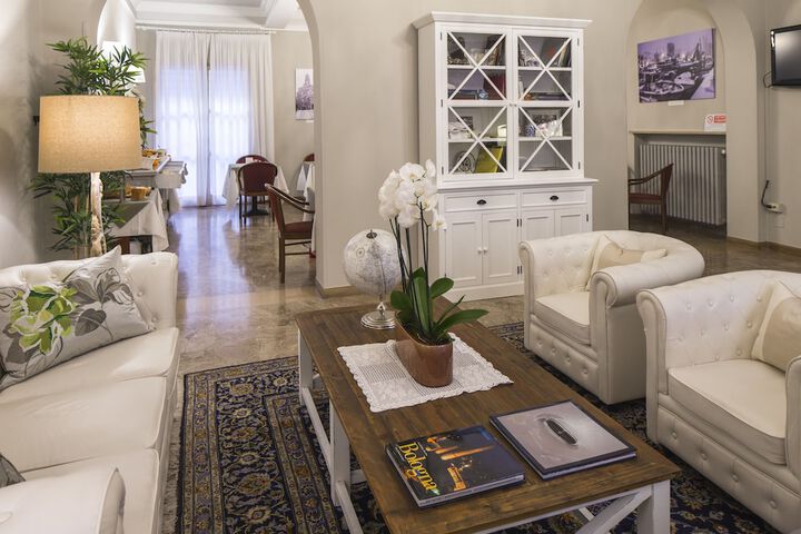 Lobby sitting area