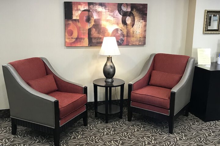Lobby sitting area