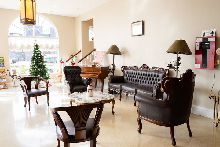 Lobby sitting area