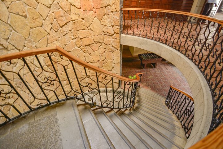 Interior entrance