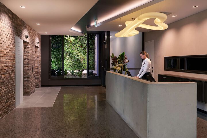Lobby sitting area