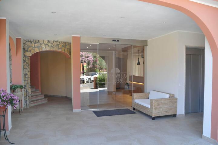 Interior entrance