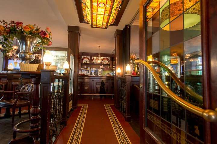 Interior entrance