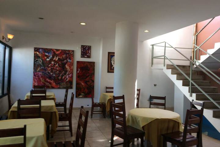 Interior entrance