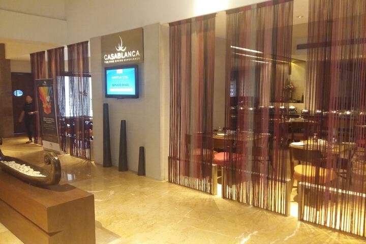 Interior entrance