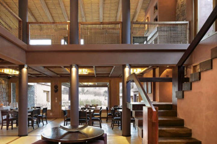 Interior entrance