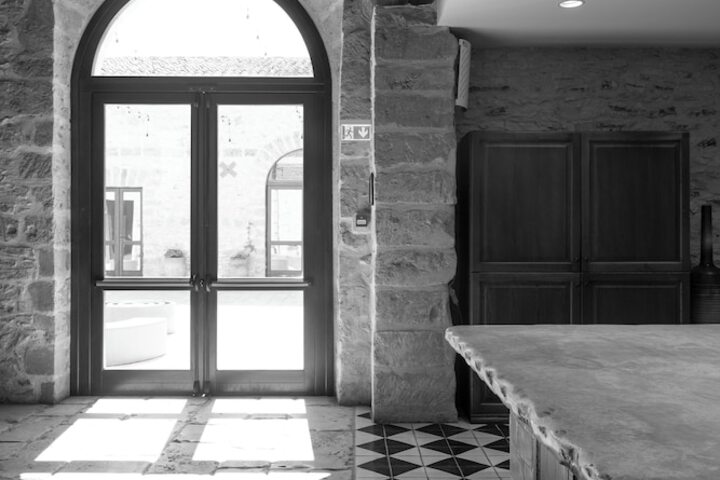 Interior entrance