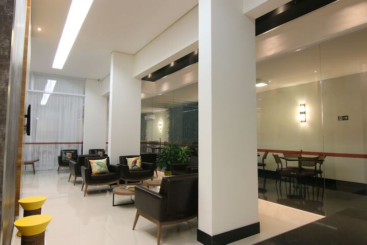 Lobby sitting area