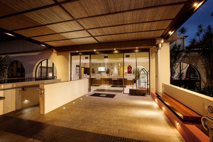 Interior entrance