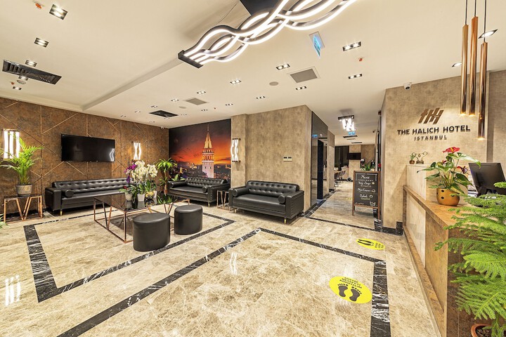 Lobby sitting area