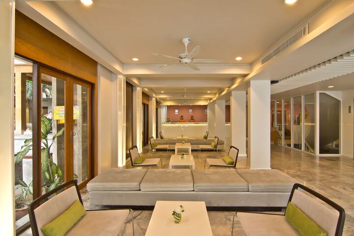 Interior entrance