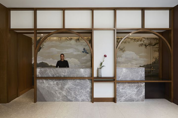 Interior entrance