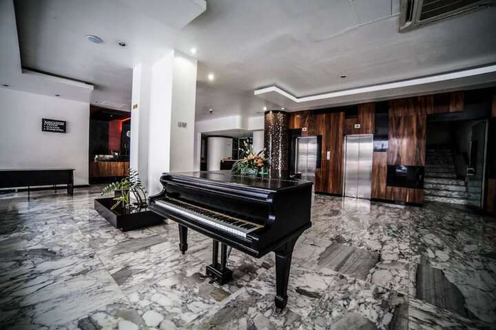Interior entrance