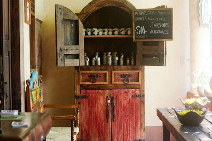 Interior entrance