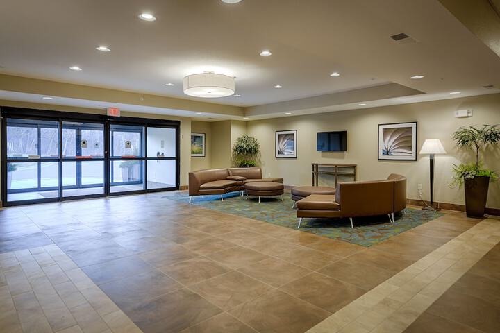 Interior entrance