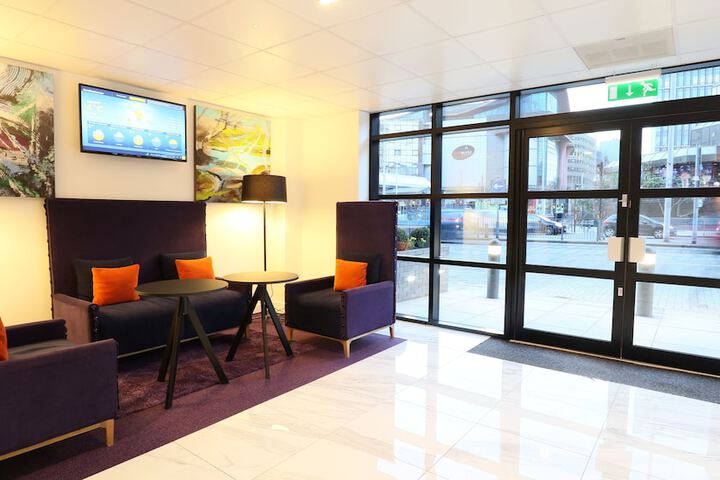 Interior entrance