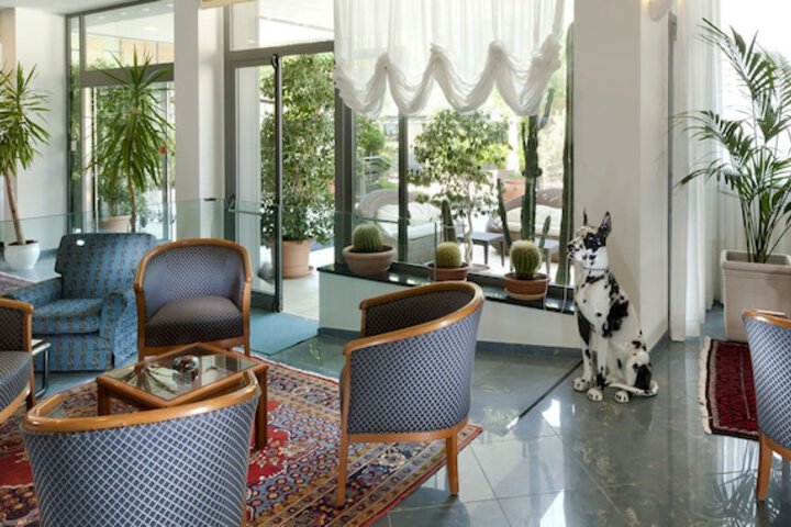 Lobby sitting area