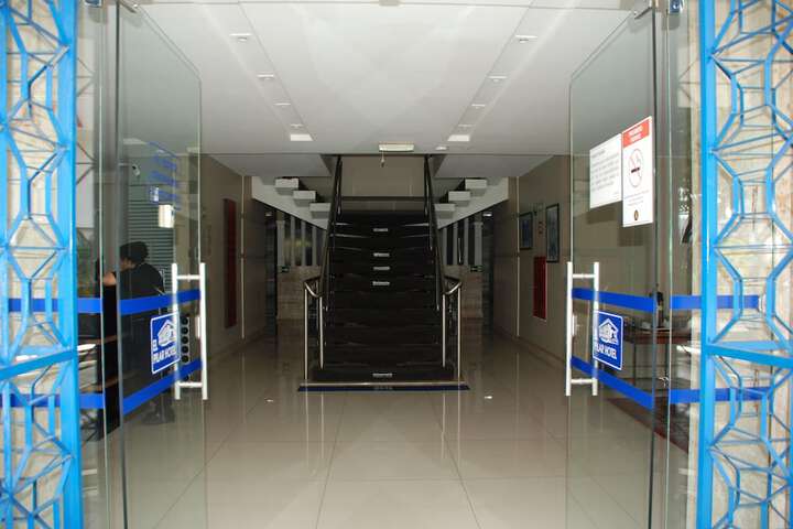 Interior entrance