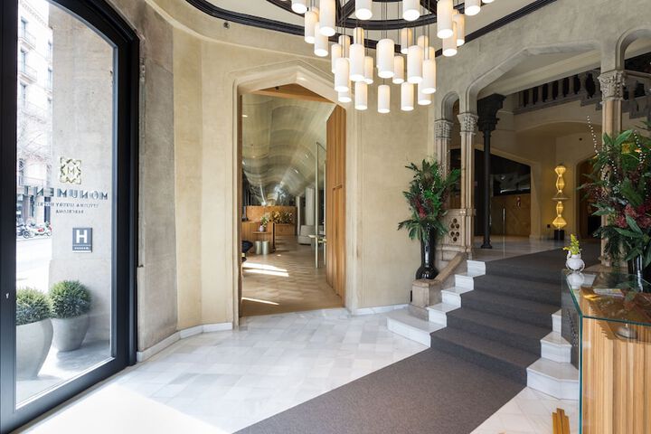 Interior entrance