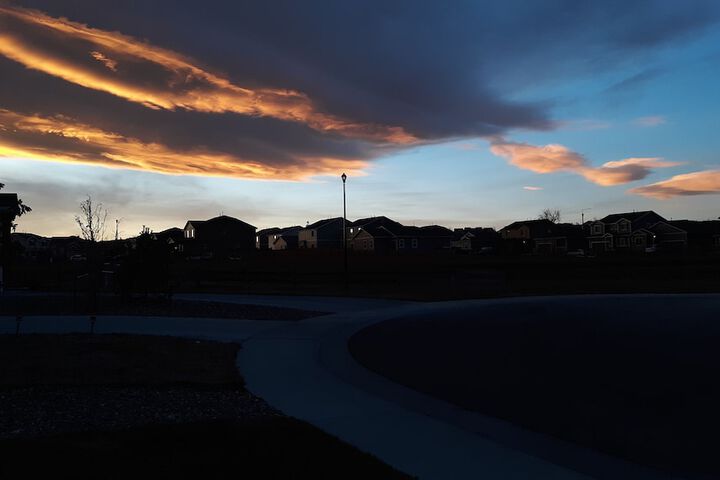 Front of property - evening/night