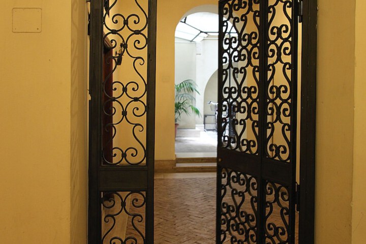 Interior entrance