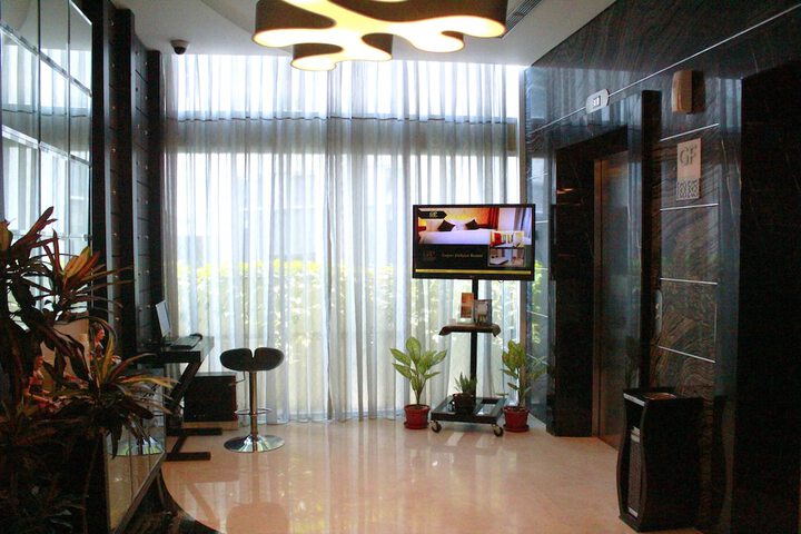 Interior entrance