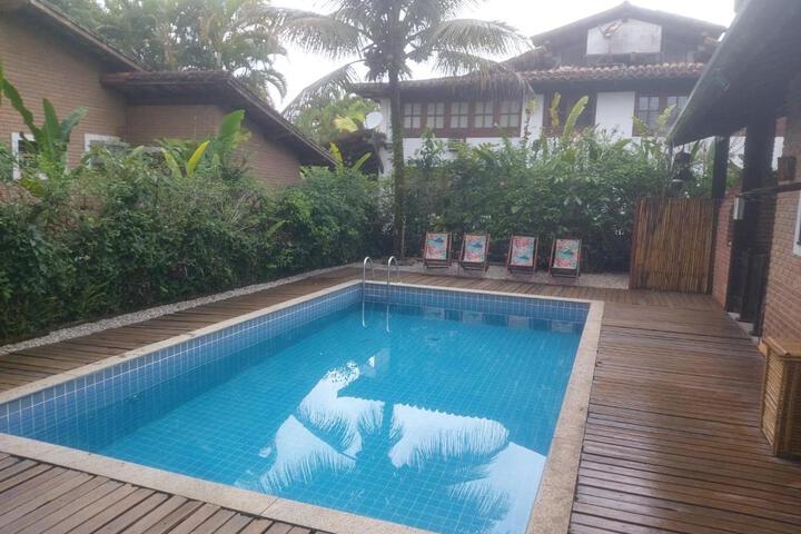 Casa na praia de Itamambuca na cidade de Ubatuba