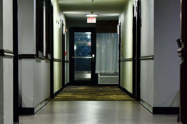 Interior entrance