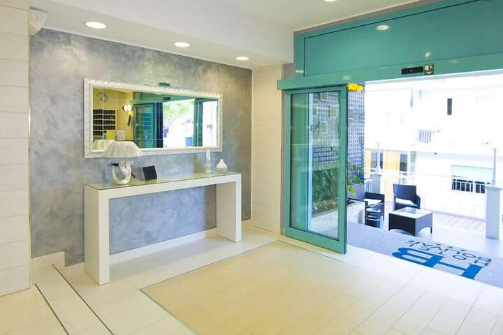 Interior entrance